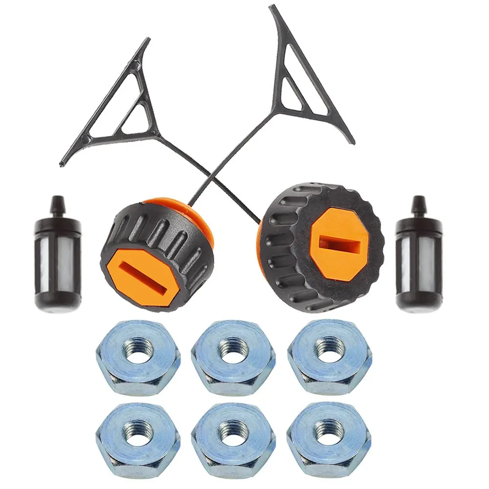 Акция! Топливная крышка + масла звездочка гайка для Stihl 020 020T 021 023 024 025 026 028 034 034S 036 038