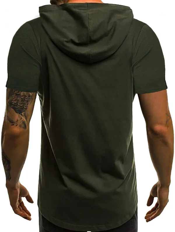 Мужские повседневные футболки Hemiks модные топы с коротким рукавом и американским