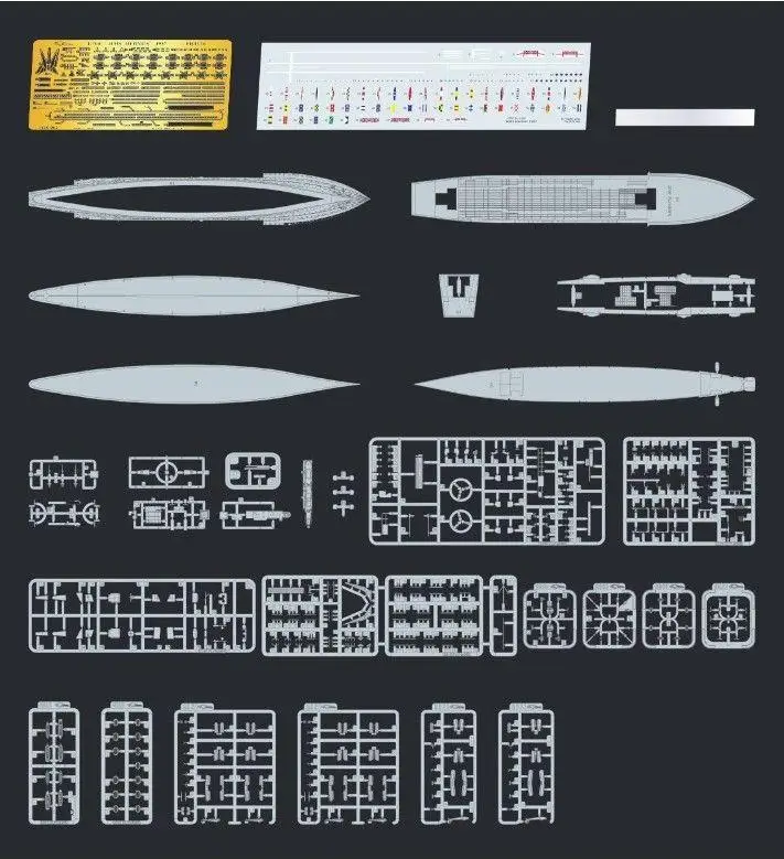 Авиаперевозчик Flyhawk 1126 1/700 HMS Hermes 1937 высшего качества|Наборы для сборки моделей| |
