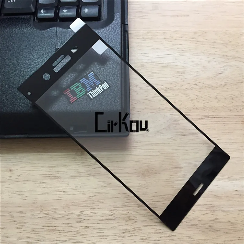 Для Sony Xperia XZ1 Full AB Клей полное покрытие 2.5D Arc Edge 0 33 мм 9Н Твердость 100% Закаленное