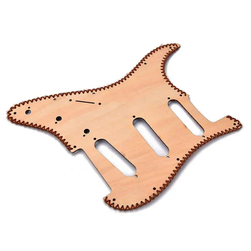 1 шт. пикапы Замена пикгарда премиум деревянные прочные DIY SSS Pickguard аксессуар для