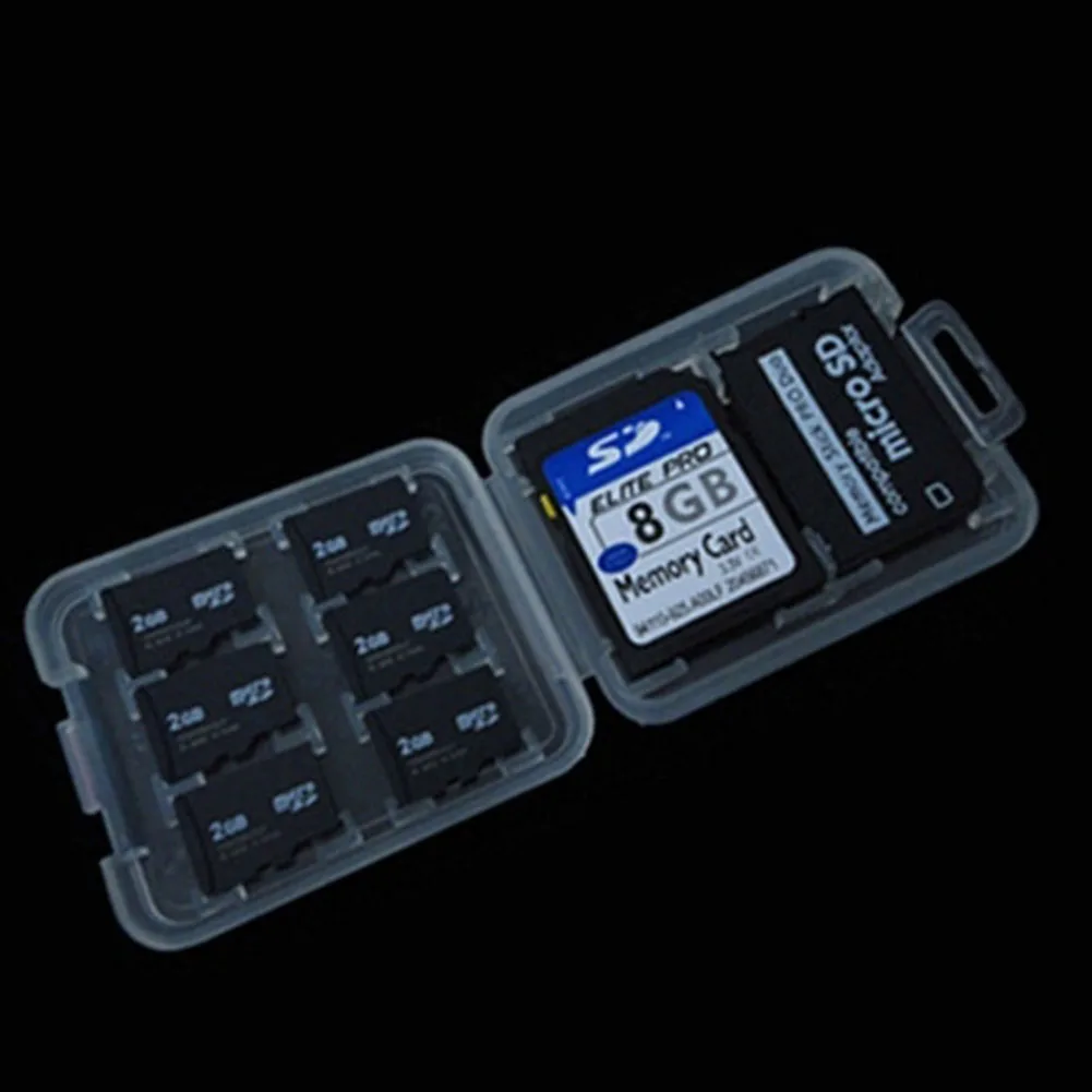 Жесткий Чехол для Micro HC TF MS коробка хранения карт памяти защитный чехол ПК футляр