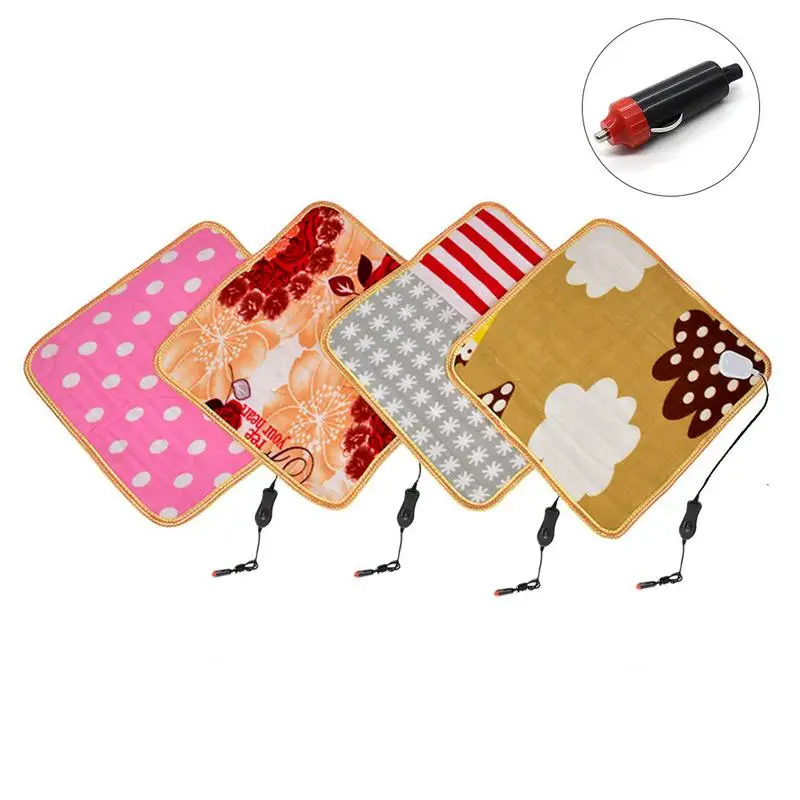 Электрическая Подушка с подогревом Офисная электрическая 12 В автомобильная