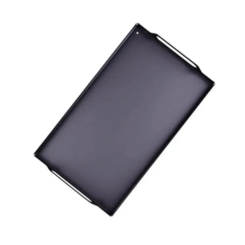 Скандинавский стиль металлический поднос для фруктов прямоугольные зажимы