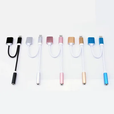 Lism Audio Splitter Adapter Line Charge Hear Song Two-in-one For Iphone7 IPhone Ios 10.2/10.3 Lightning Cable Connector | Электроника