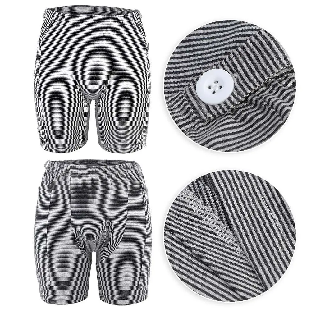 Нижнее белье для мужчин и женщин недержание мочи трусики с двумя карманами