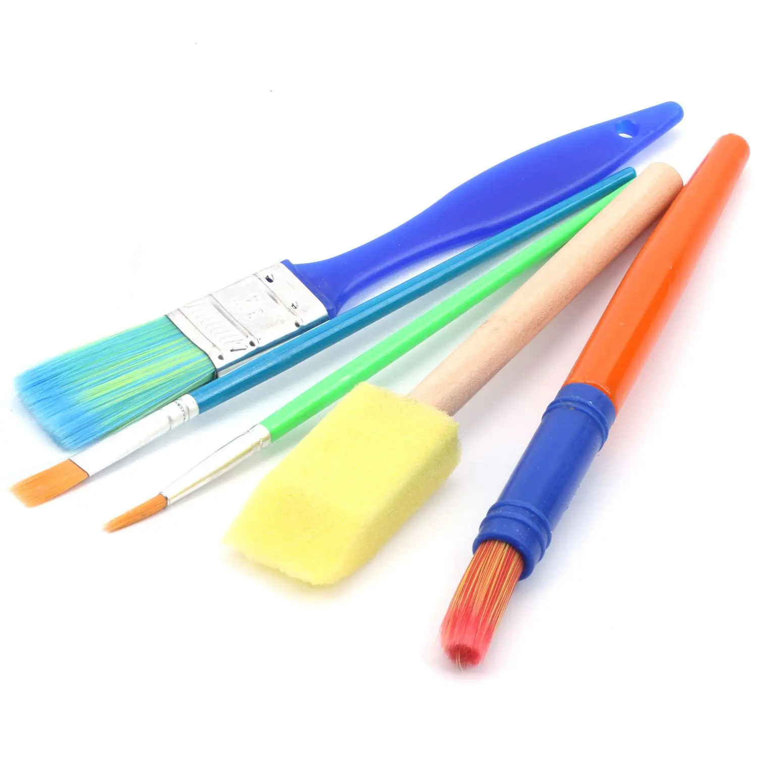 21 шт. цветочные губки для рисования кисти детей раннего обучения инструменты