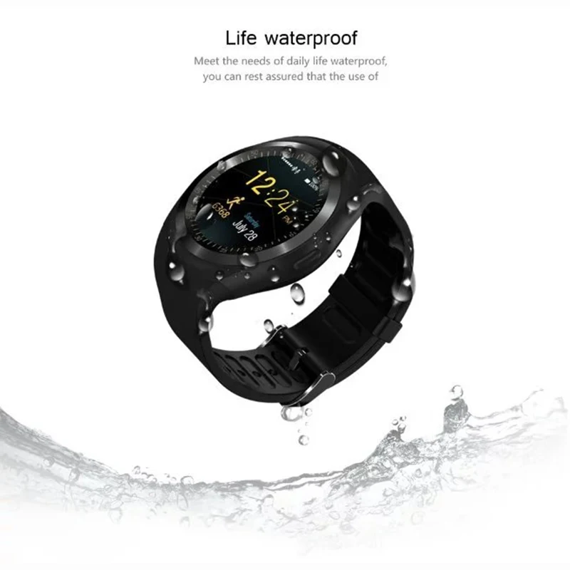 Bluetooth Y1 Смарт-часы Relogio Android SmartWatch Телефонный звонок GSM Sim удаленного Камера