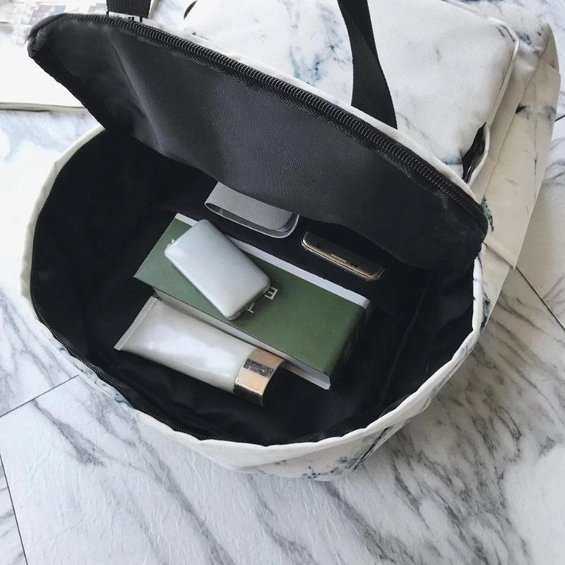 Женский рюкзак для подростков женские сумки Marbling женский компьютера школьный