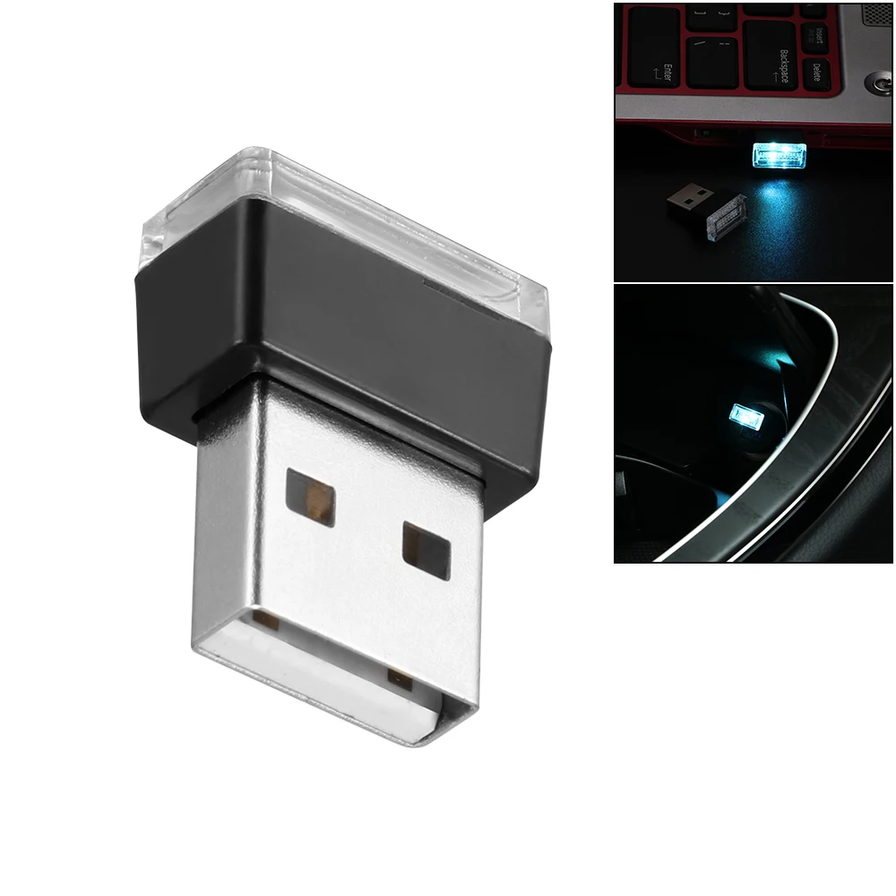 USB Ночной светильник светодиодный интерьер автомобиля атмосфера средства ухода