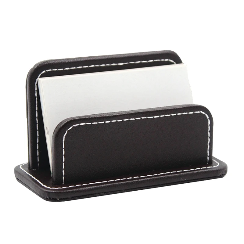 2 блока канцелярские товары кожа имя держатель карты черный Канцелярские