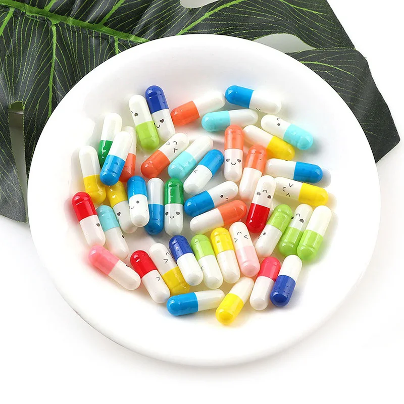 100 шт./лот пустые сообщения капсулы конверты буквы бумага для детей таблеток