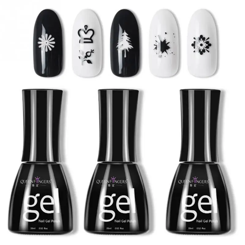 3Colors 15ml Nail Polish Soak Off Longlasting UV LED Gel Manicure | Красота и здоровье