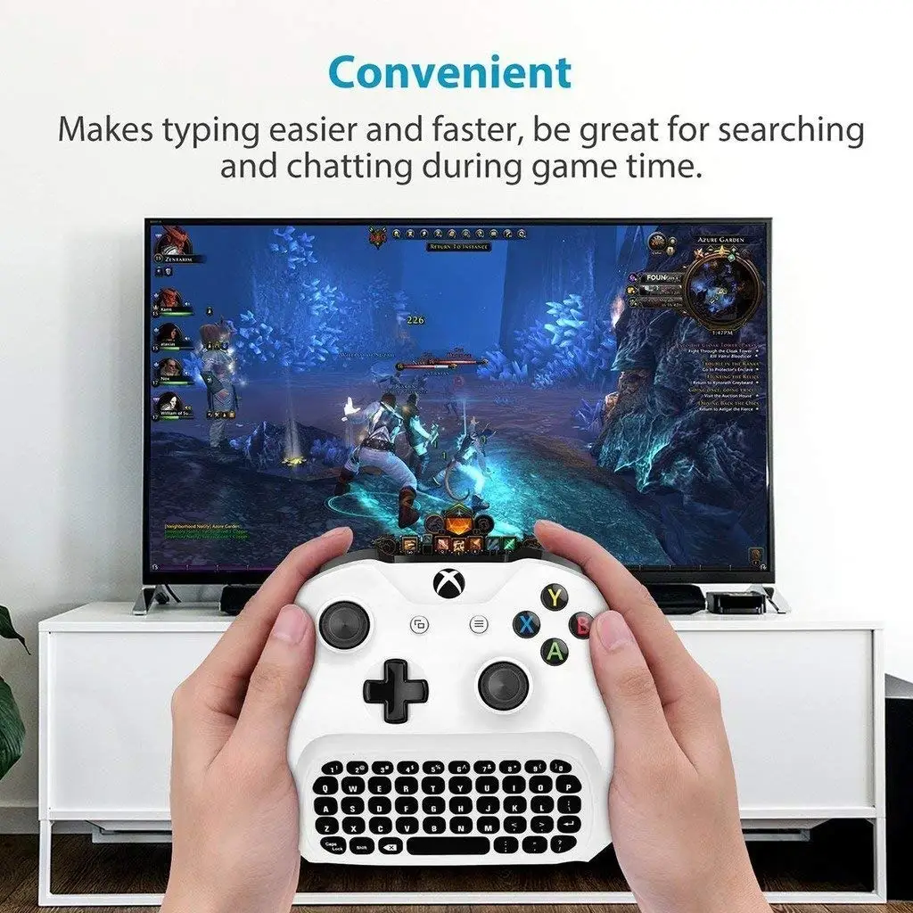Для Xbox One S Chatpad мини игровая клавиатура беспроводной чат для сообщений с