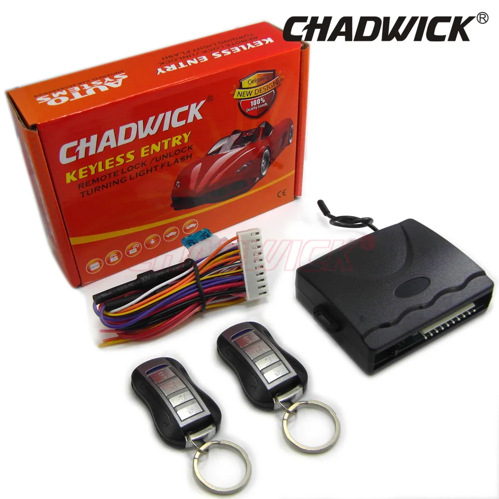 

Universal Automobile Remote Central Locking 433.92MHz Car Keyless Entry System Keychain not car alarm system CHADWICK 608 8184