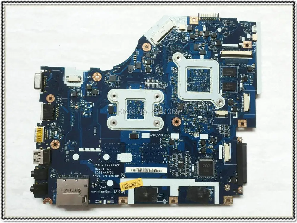 P5WE6 LA 7092P для acer aspire 5250 5253 Материнская плата ноутбука шлюза NV51B JE50 MB. NCY02.001 MBNCY02001 ATI