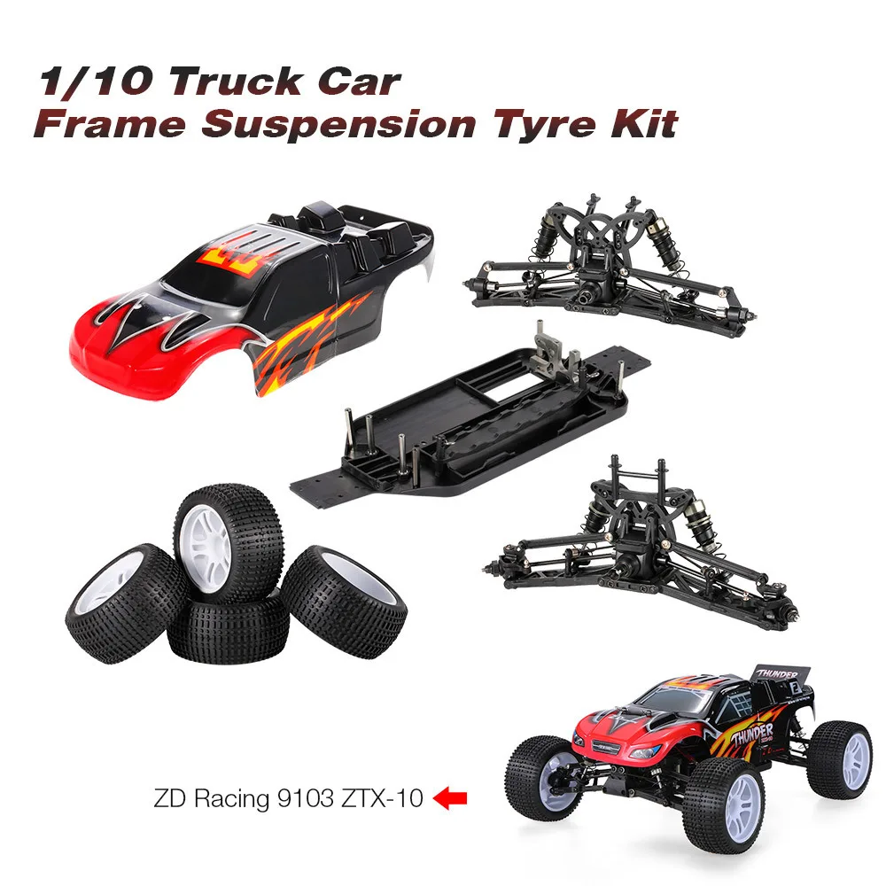 DIY набор для ZD Racing 9103 Thunder ZTX-10 4WD RC Car 1/10 электрический грузовик рама подвеска