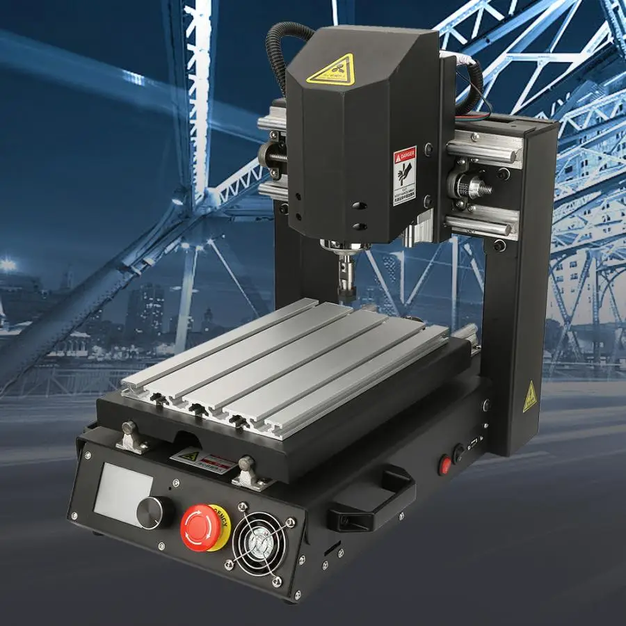 Cnc 400W высокопрочная стальная интегрированная настольная гравер машина с ЧПУ