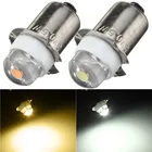 Светодиодный ная лампочка для вспысветильник, сменные лампочки для работы, 3 в, 6 в, P13.5S, PR2, 0,5 Вт, теплый белый свет, 60-люмен