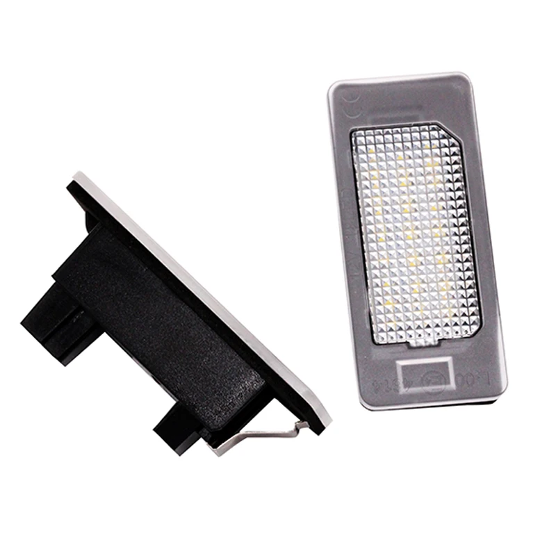 SUNKIA 2 шт./компл. светодиодная автомобильная лампа для номерного знака Skoda Rapid /Octavia