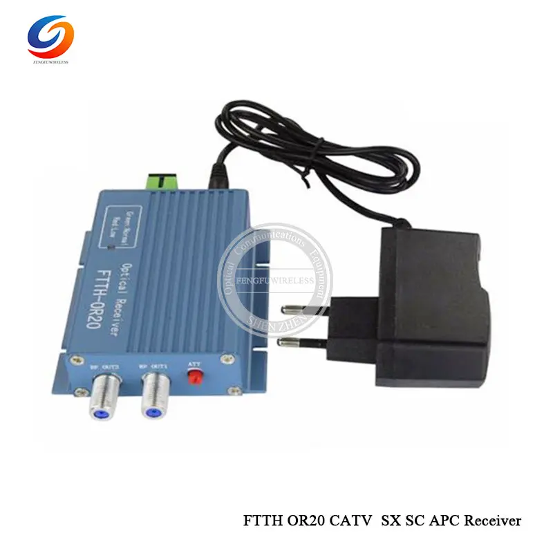 Алюминиевый CATV FTTH AGC Micro SC APC Simplex Соединитель с 2 выходными портами для PON OR20