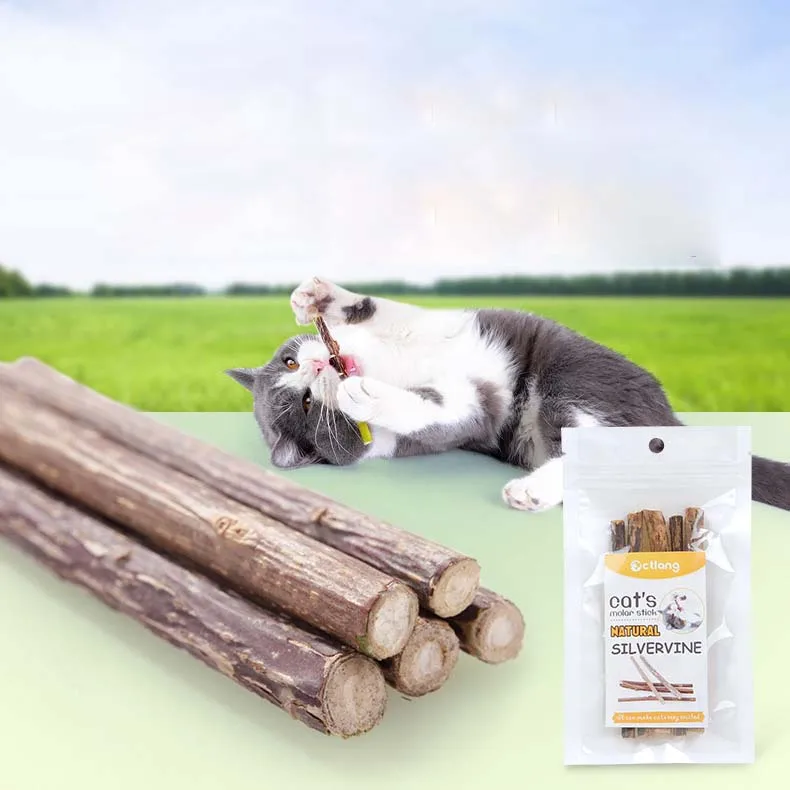 5 шт. мольный мотив зубочистки кошек чистящие зубы чистый Catnip натуральный ПЭТ