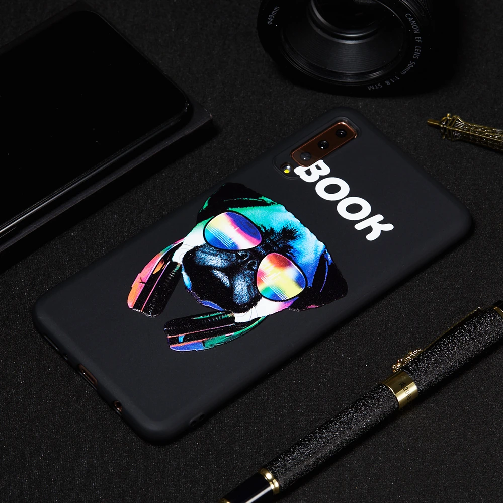 Чехол с рисунком совы для Samsung Galaxy A7 2018 A750 чехлы A9 мягкий чехол из ТПУ животных |