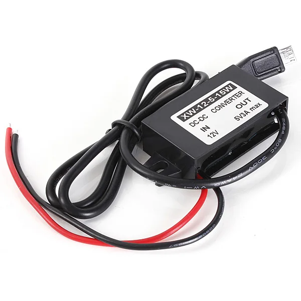 Модуль преобразователя постоянного тока от 12 В до 5 с USB адаптером выходной