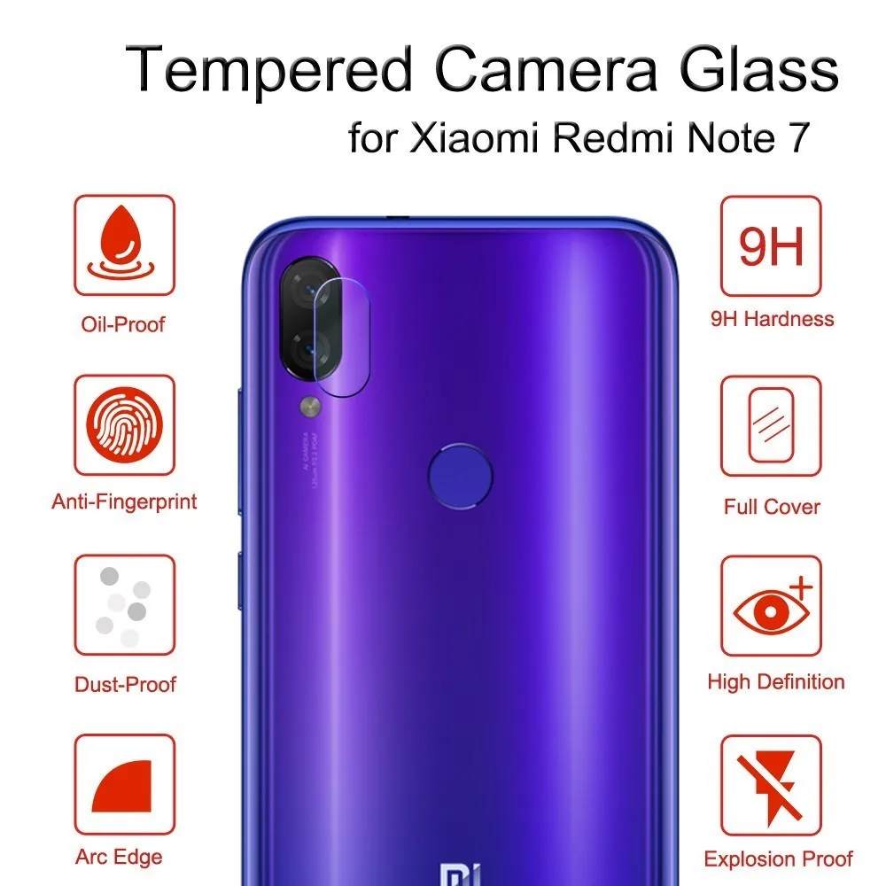 Закаленное стекло для камеры Xiaomi Mi 9 9SE Mix 3 2S Redmi Note 7 6Pro 5 Pro на Go S2 защитная пленка 2