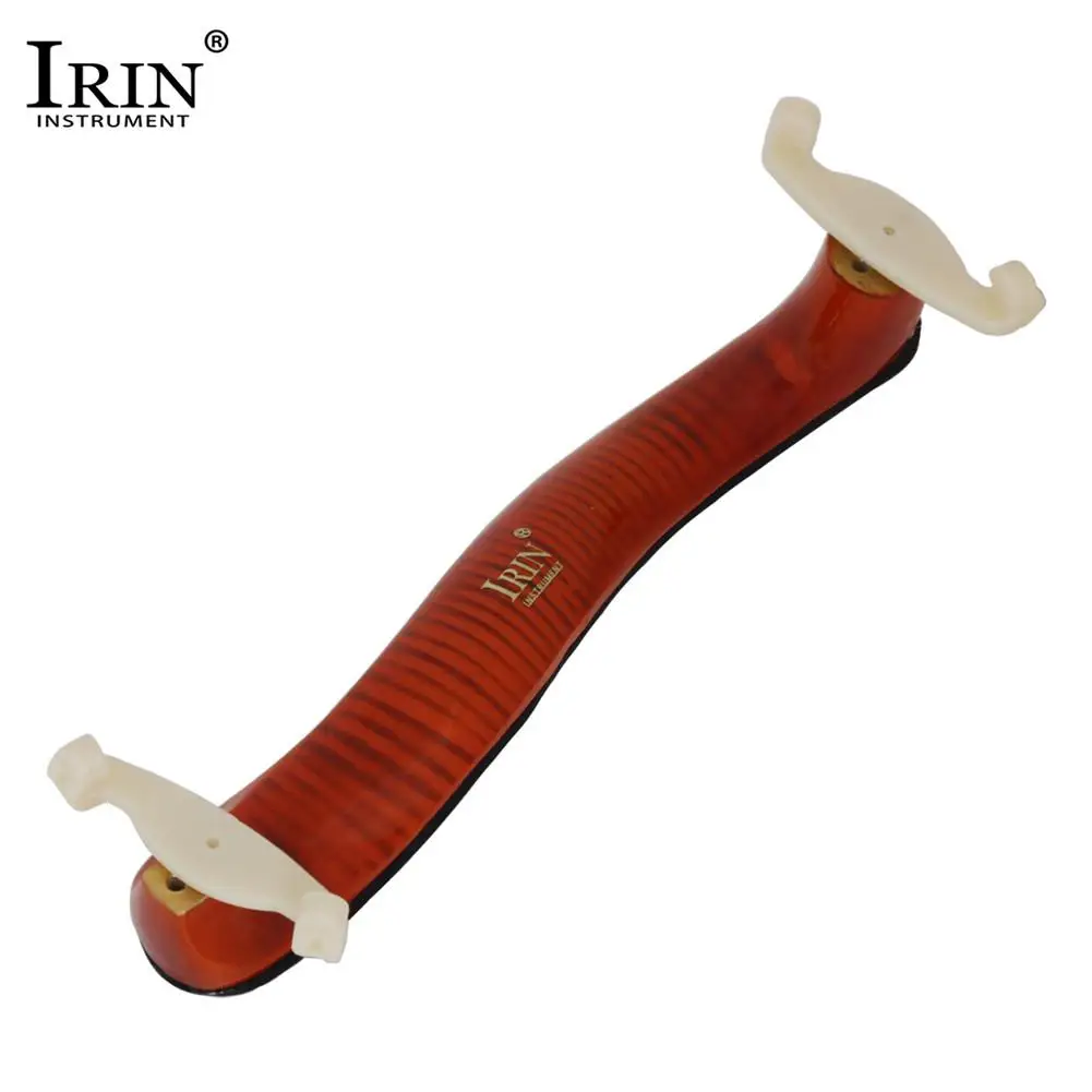

IRIN Violin Shoulder Rest Adjustable Solid Wood Rubber Fiddle Rest Padded for 3/4 4/4 Size Violin Parts & Accessories
