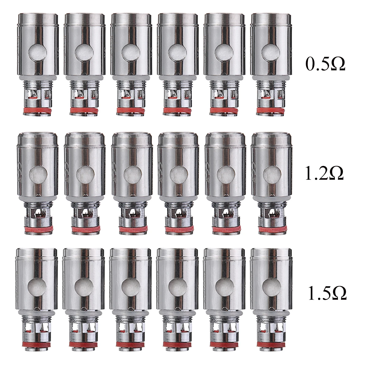 5Pcs/Set For Kangertech OCC/SSOCC 0.5/1.2/1.5 Ohm Head Replacement Coils Eletronic Cigarette Atomizer Cores | Электроника