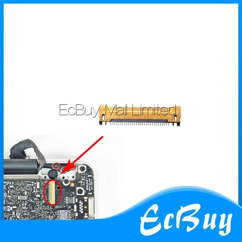 

New 30 Pins I-PEX 20474 Lcd Led Lvds Cable Connector For Macbook Pro 13.3" A1278 A1342 2008-2011 Years