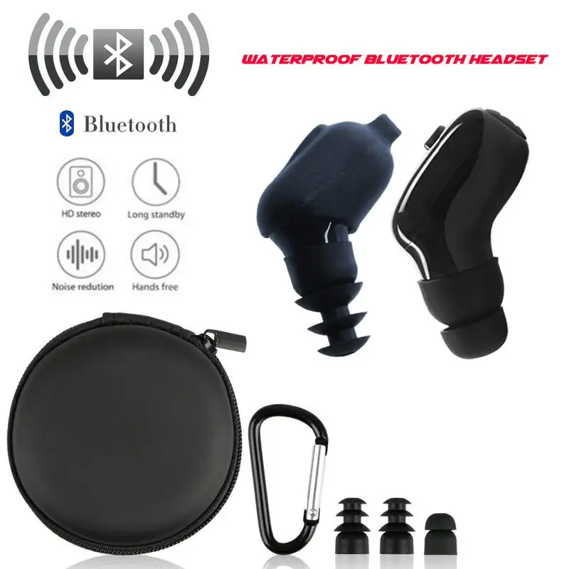 Мини Водонепроницаемые bluetooth наушники In Ear беспроводной спортивные для