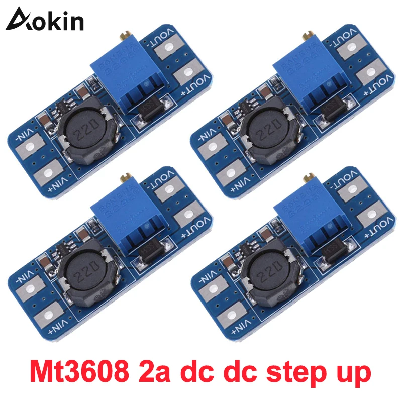 MT3608 DC Step Up усилитель конвертера Питание модуль Boost повышающий доска Макс выход 28В