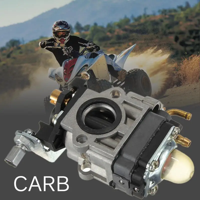 ATV 47cc49CC50CC двухтактный масляный универсальный карбюратор 15 мм для кустореза MINIMOTO