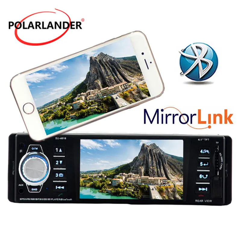 4.1 inch TFT screen Bluetooth FM car radio cassette player Autoradio USB / SD AUX mp5 stereo 1 din | Автомобили и мотоциклы