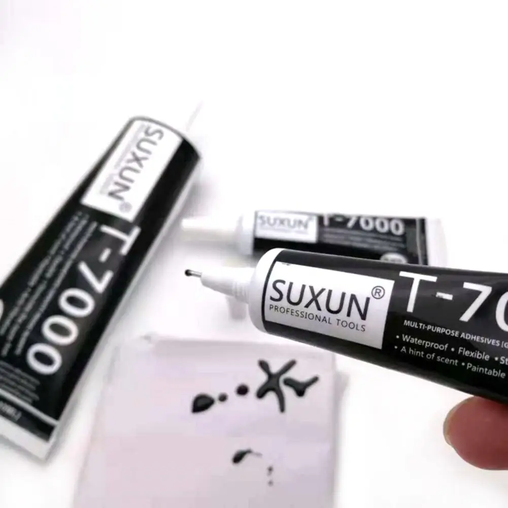 Антимикробный T7000 черный клей для мобильного телефона металлический экран рамка