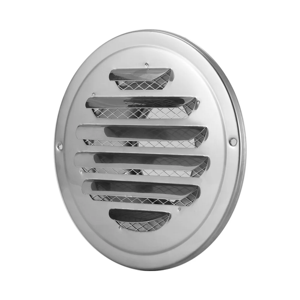 

3.1/ 3.9 inch Round Air Vent Stainless Steel Louver Grille Cover for Bathroom Office Kitchen Ventilation