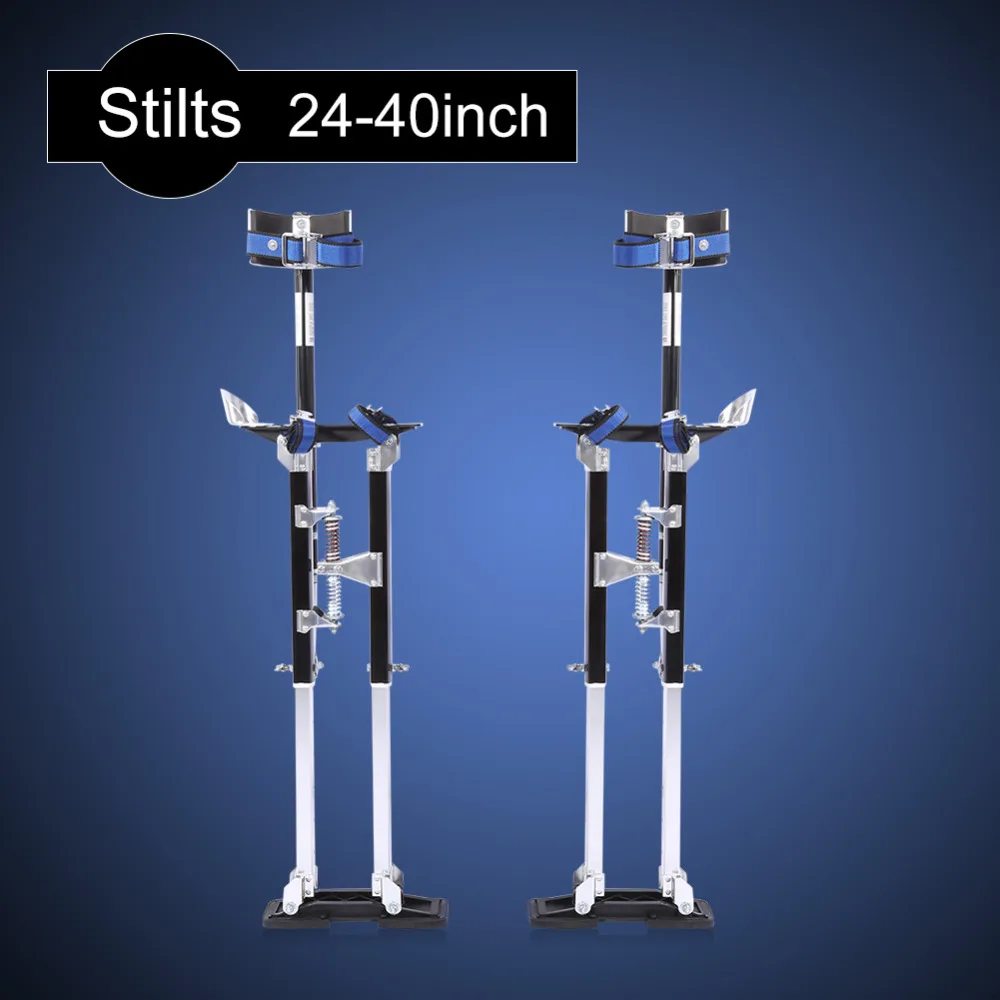 

Drywall Stilt 24 to 40 inch Adjustable Professional Aluminum Plastering Stilt Ladder Drywall Plaste Stilts Paint Tool