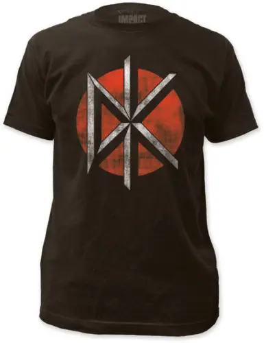 Dead Kennedys Потертый логотип Футболка S M L XL 2XL Фирменная Новинка Официальный 100%