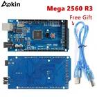 Макетная плата USB MEGA2560, MEGA 2560, R3, ATmega2560-16AU, CH340G, AVR, с USB-кабелем, MEGA2560 для arduino