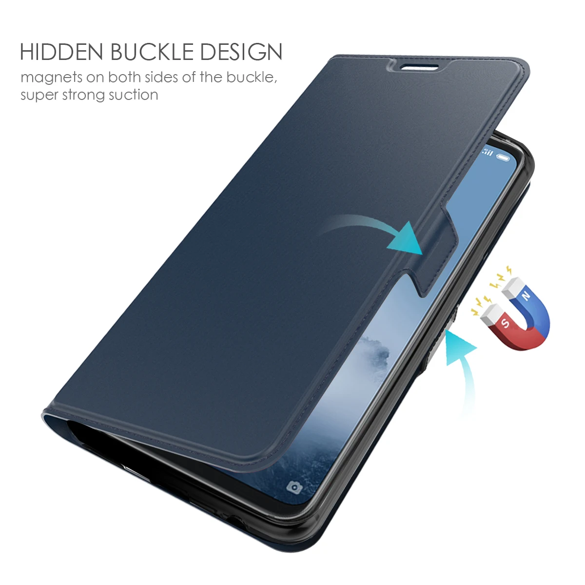 Флип-чехол для телефона Meizu 16 Plus чехол Чехол из искусственной кожи ультра тонкий