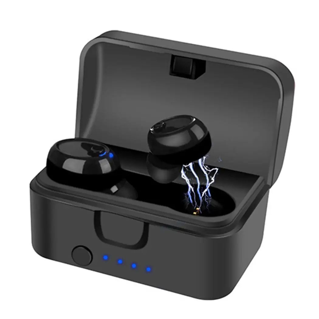 Стерео наушники вкладыши громкой связи Bluetooth комплект Спорт 55 мАч беспроводная