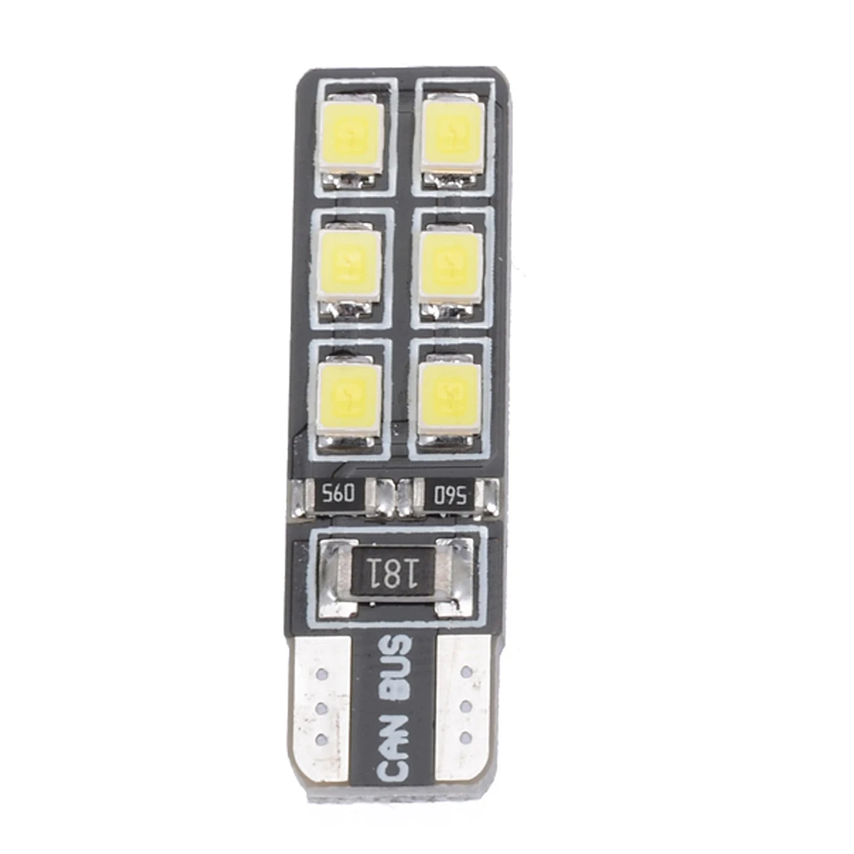 6 шт./компл. Белый T10 194 168 2835 12LED Canbus без ошибок ширина дверной карты светильник