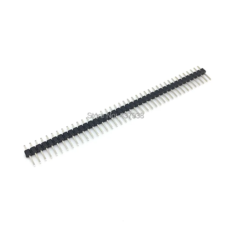 200 шт. 40 Pin 1x40Pin 2 54 мм Однорядный наружный штырьковый коннектор для печатной платы