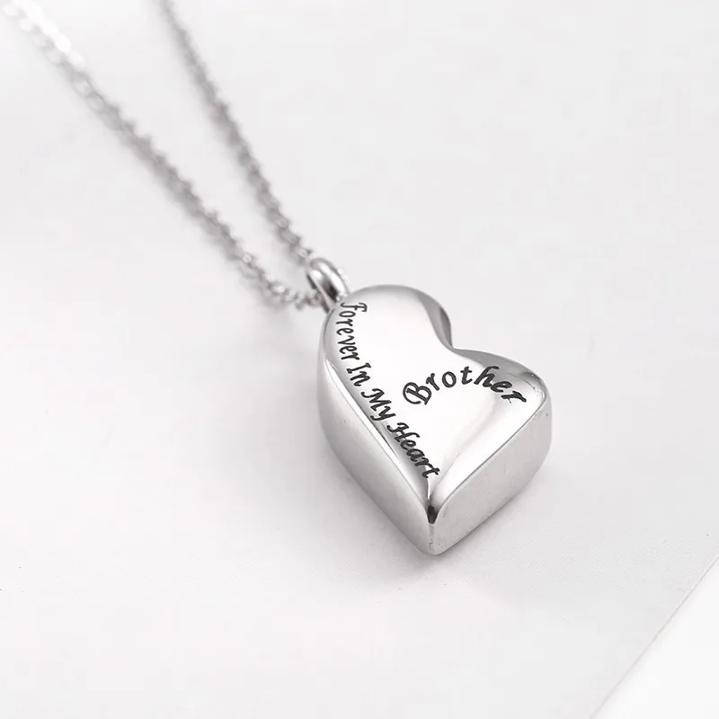 Ожерелье из нержавеющей стали от RIR Forever In My Heart ювелирные изделия для кремации