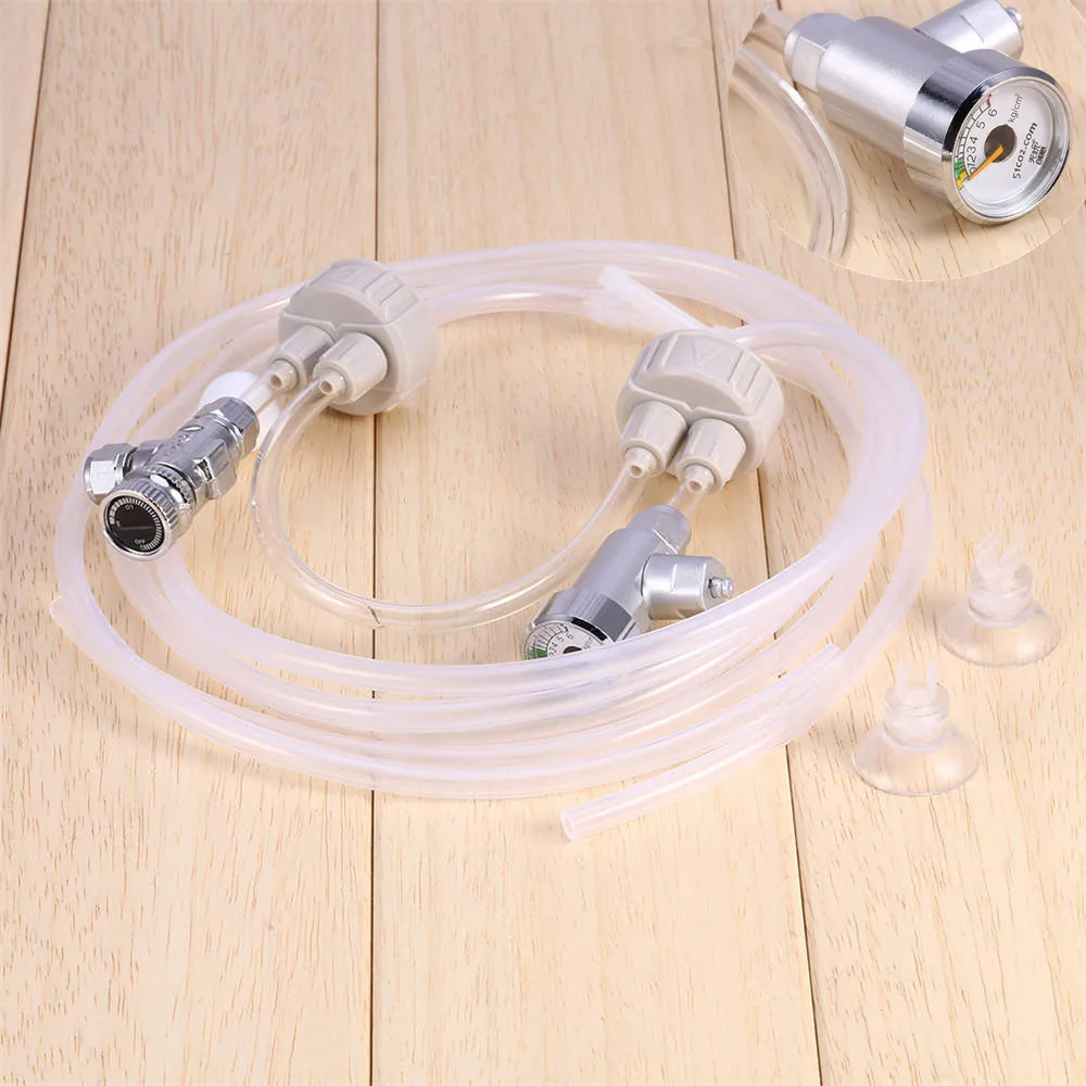 Аквариум DIY саженая СО2 система трубка D301 аксессуары Генератор Система Комплект