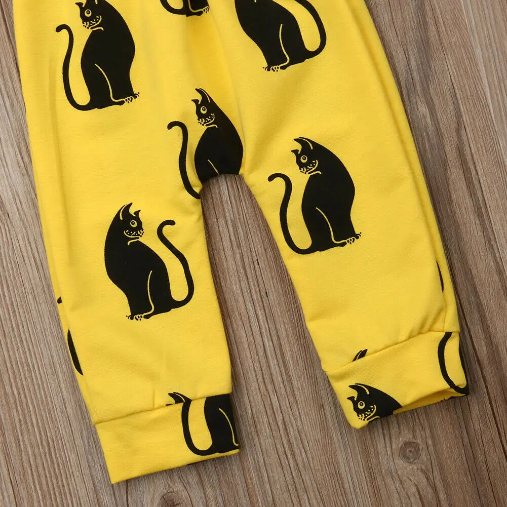 Одежда для маленьких девочек летние комбинезоны без рукавов с рисунком черного