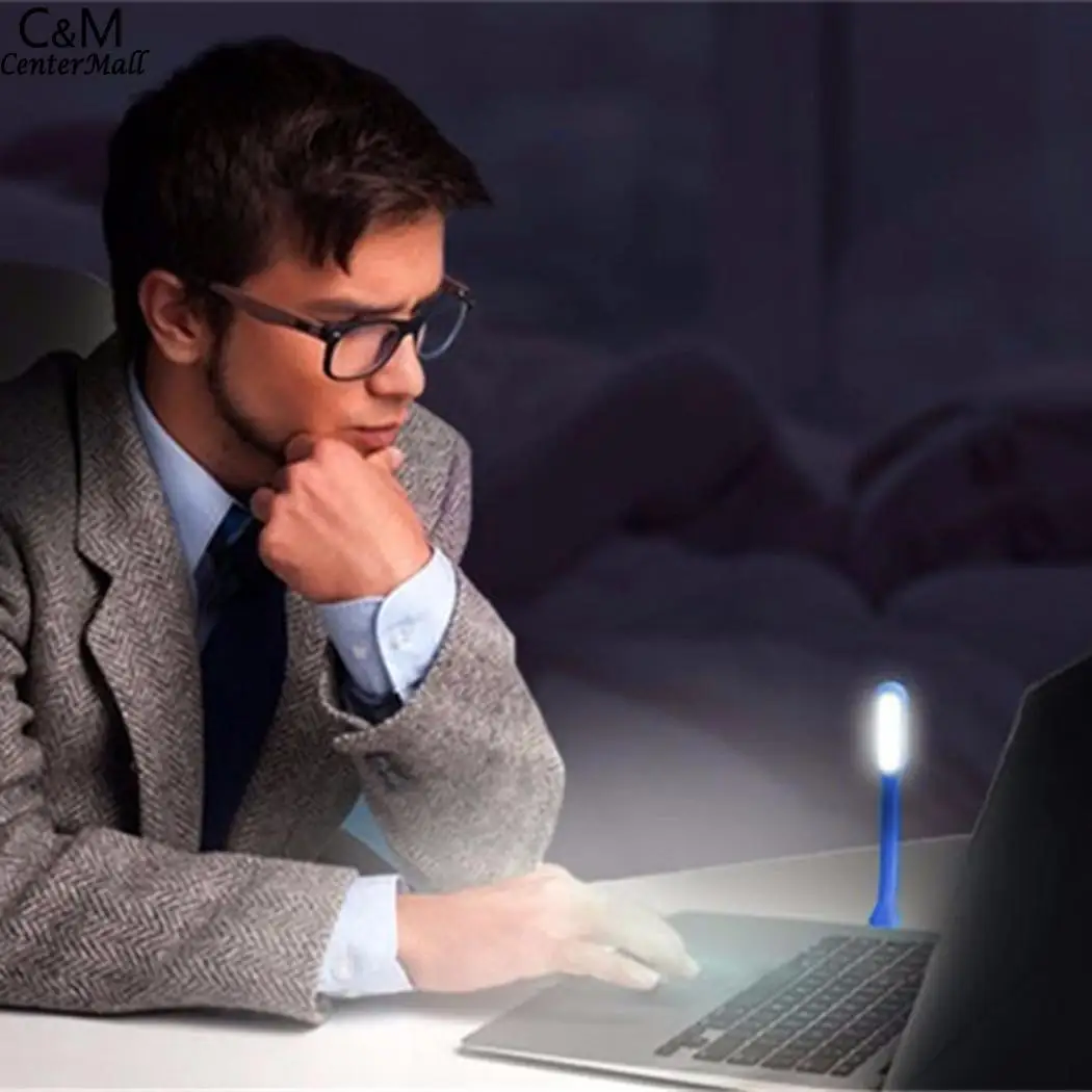 Новый мини USB светодиодный гибкий фонарик настольная лампа для чтения дома школы