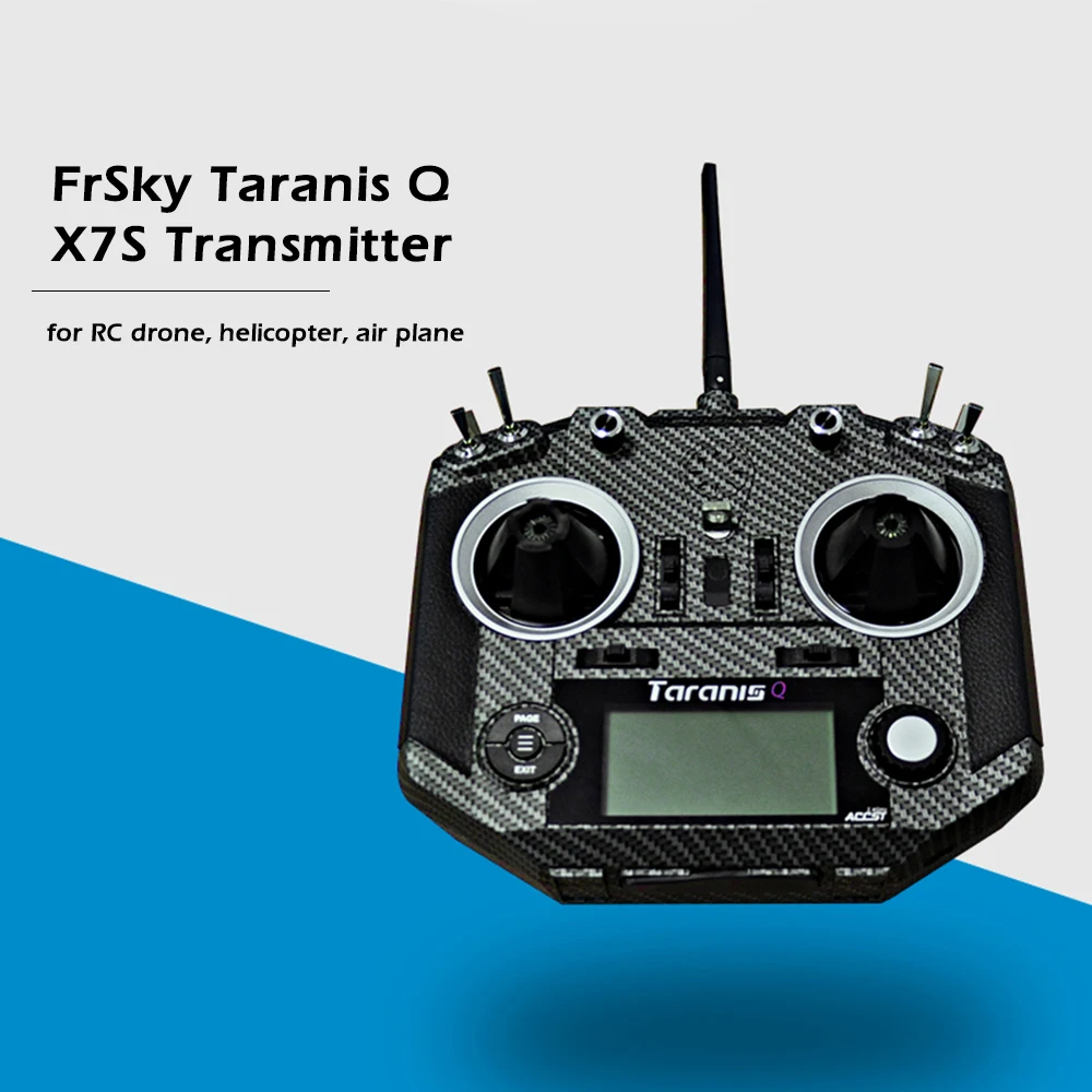 Original FrSky Taranis Q X7S 16CH Transmitter with M7 Hall Sensor Gimbal for RC Airplane Helicopter FPV Racing Drone | Игрушки и хобби